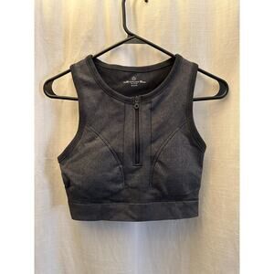 Offline by Aerie Sports Bra Top Zip Size Medium